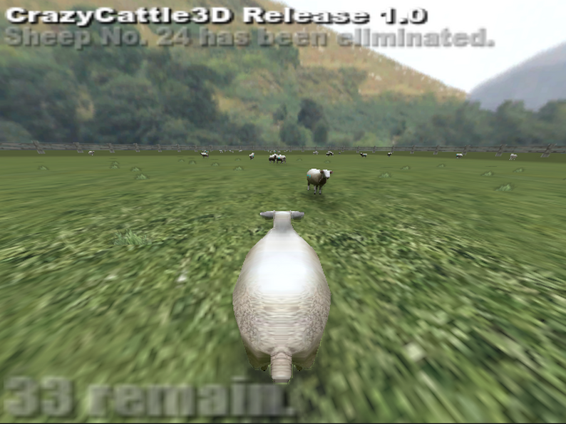 Image representing the easy controls but deep challenge of Crazy Cattle 3D